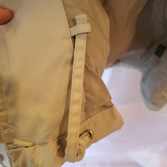 IZ Sport Beige Hooded Windbreaker Jacket Size M - Picture 7 of 11